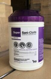 PDI Q55172 Healthcare Sani Cloth Wipes Super 6"x6-3/4